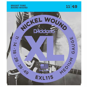 D'addario EXL115 Nickel Wound Electric Guitar Strings